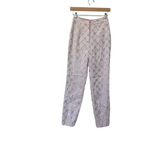LPA Gold and Pink Front Zipper/Clasp Dress Pants A23